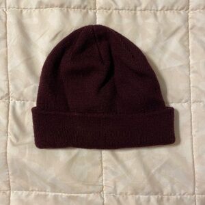 GAP Deep Maroon Knit Beanie
